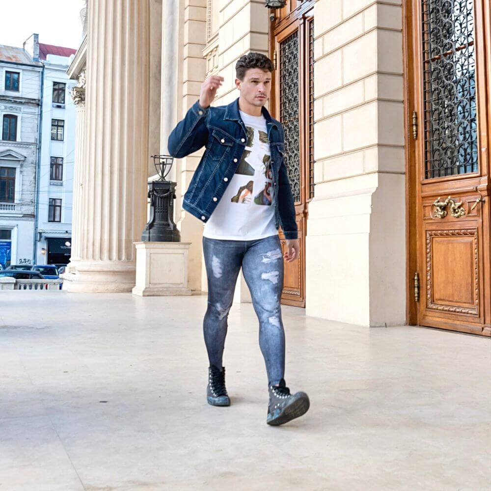 Men's leggings with pockets