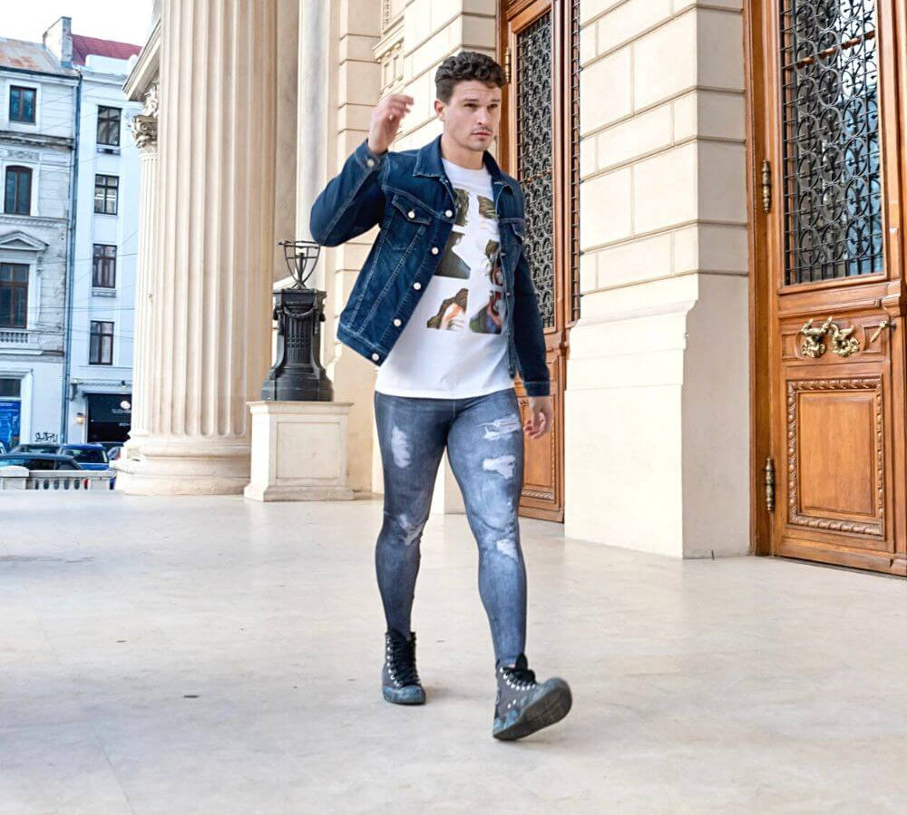 Men's leggings with pockets