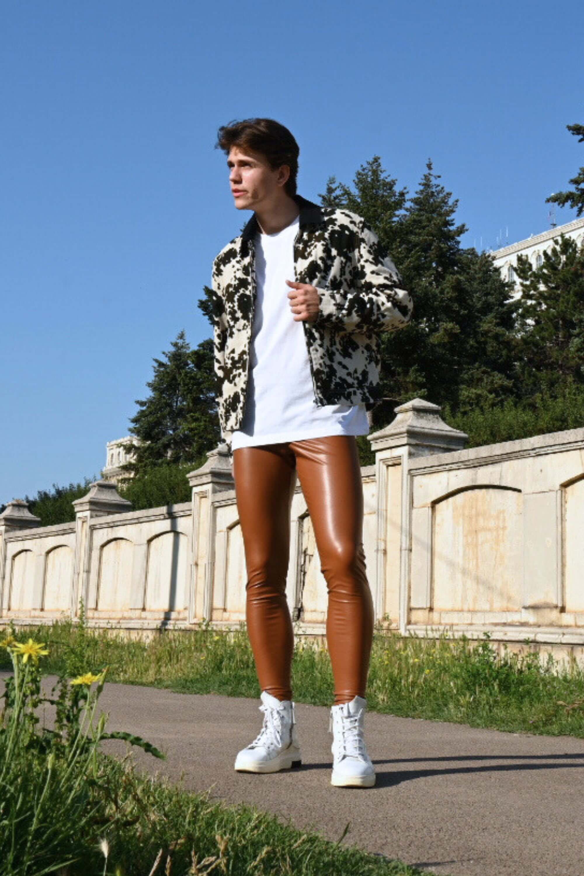 Cairo Faux Leather Meggings