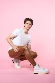 Cairo Faux Leather Meggings