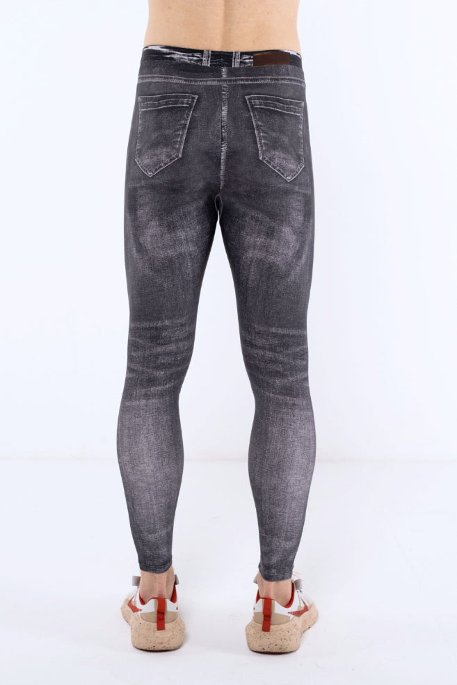 Dark Denim Dave Meggings