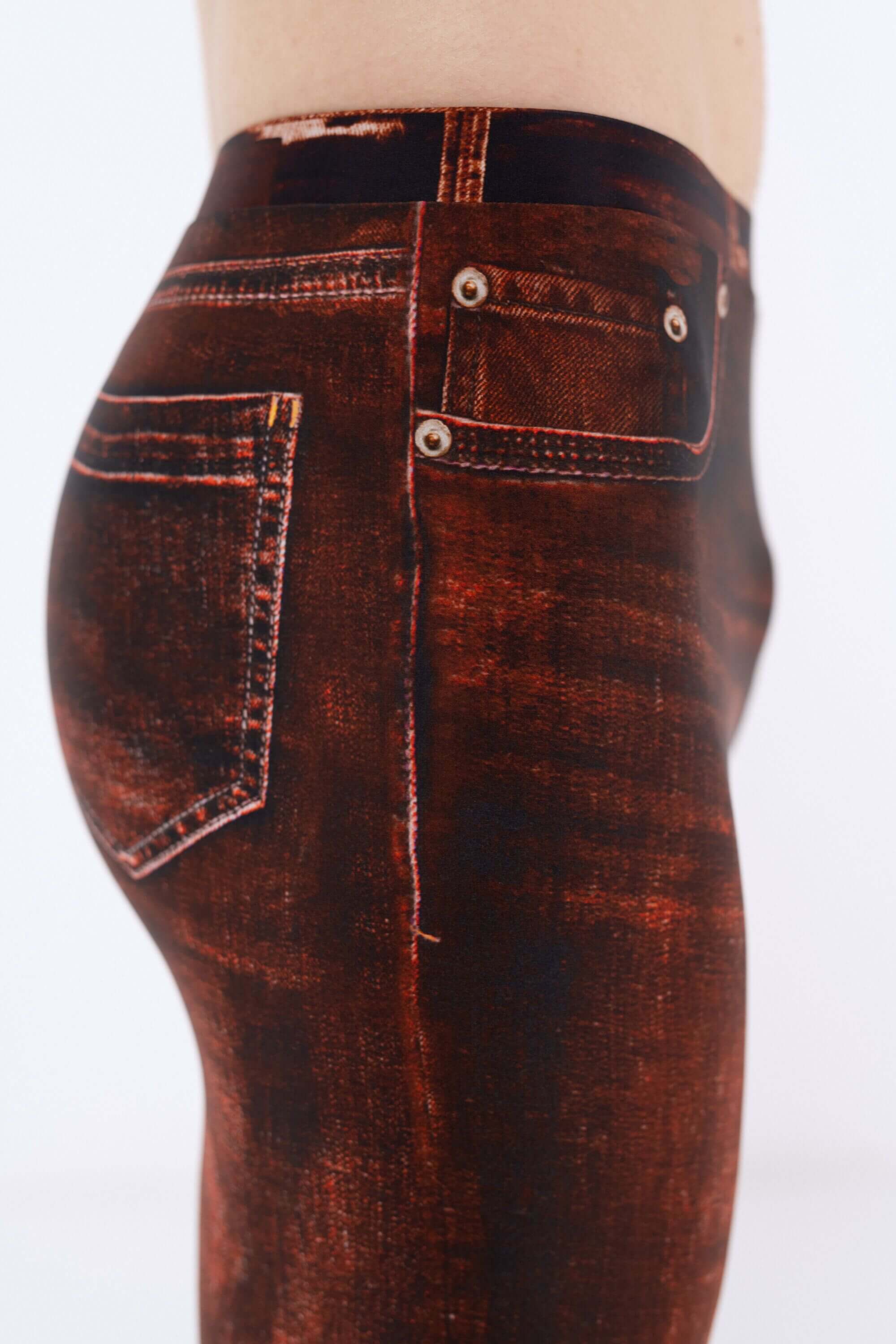 Rust Jean Ringo Meggings