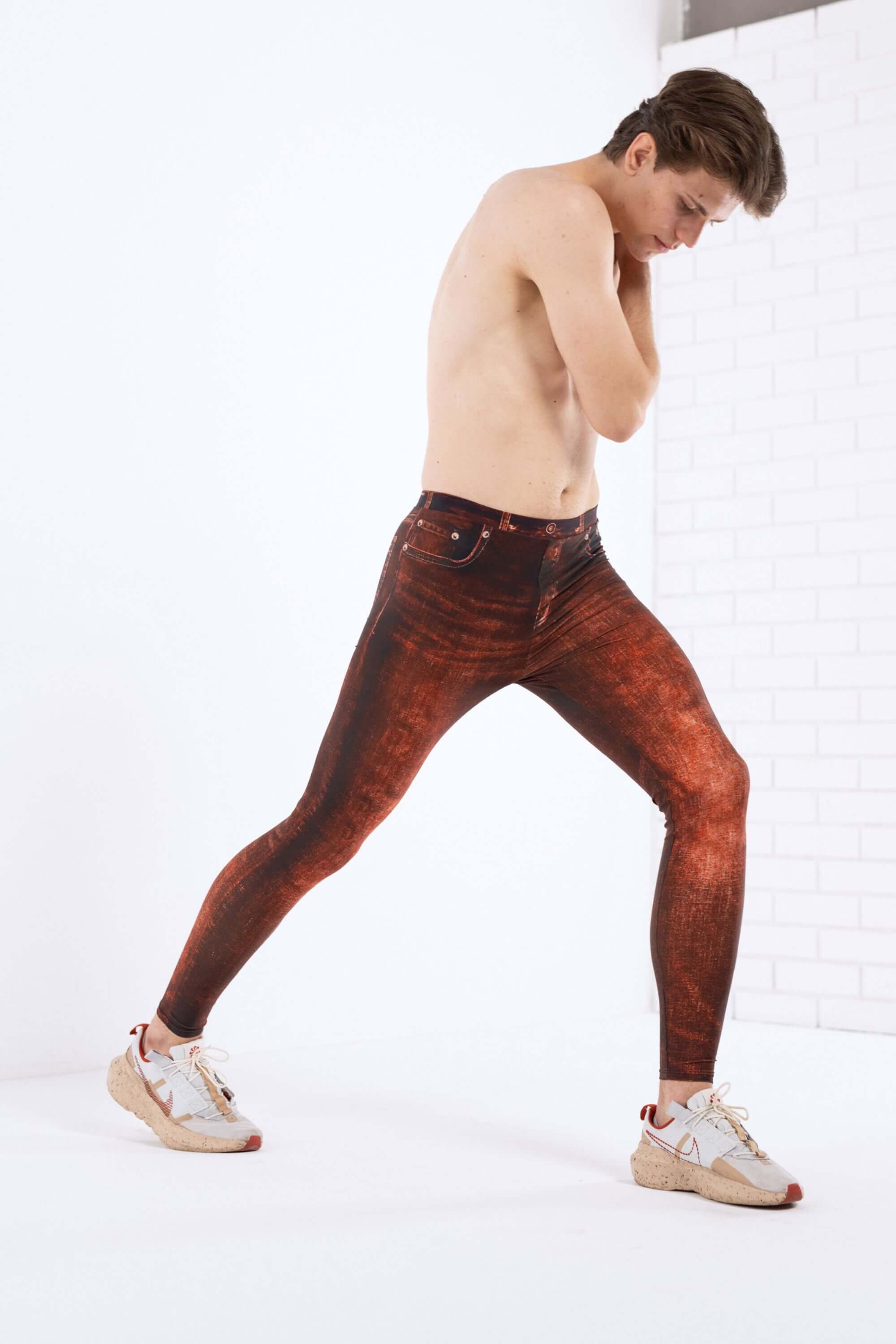 Rust Jean Ringo Meggings