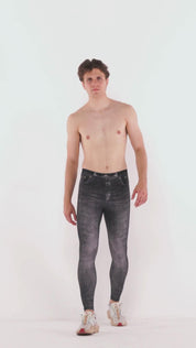 Dark Denim Dave Meggings