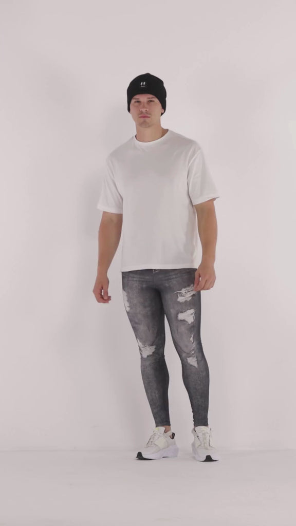 Zap Face Beanie - Black Label - Kapow Meggings