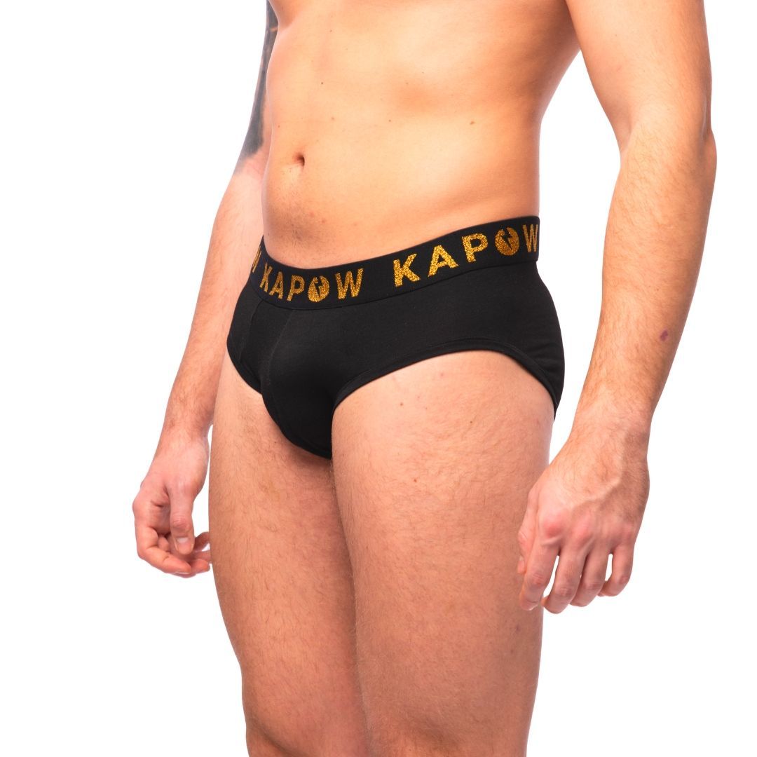 Men s Underwear Briefs Midnight Black Kapow Meggings