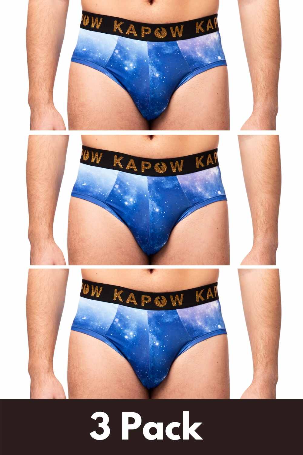 3 PACK Starlord Briefs - Kapow Meggings