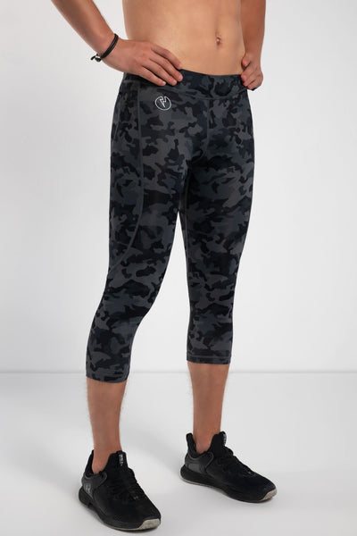Stealth Camo Recycled 3/4 Meggings - Kapow Meggings