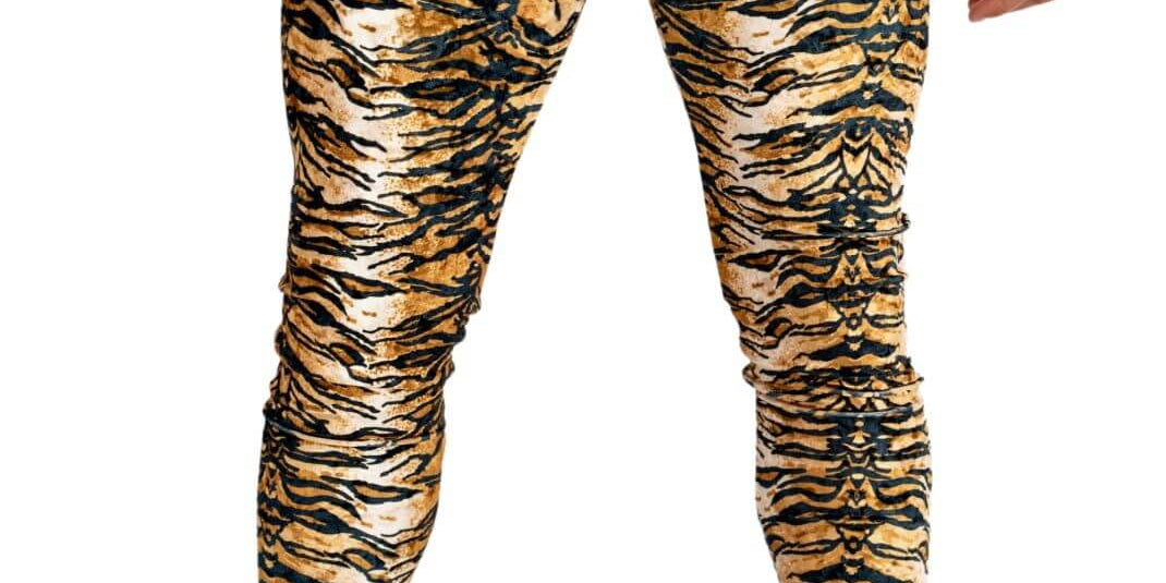 Velvet Tiger Meggings - Kapow Meggings