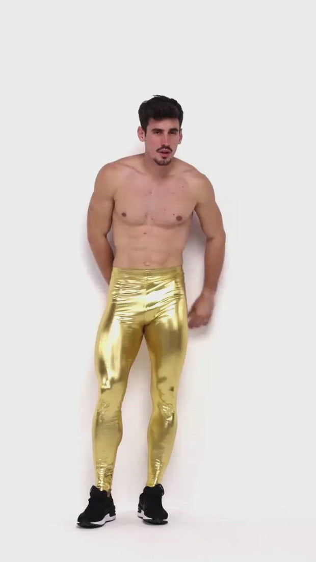 Mens sale gold tights